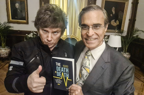 Javier Milei y el profeta inmortalista José Luis Cordeiro
