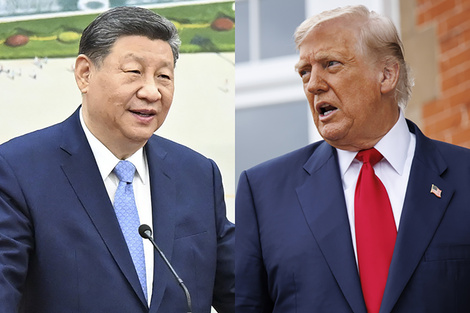 Los presidentes de China y Estados Unidos, Xi Jinping y Donald Trump. (Fuente: EFE)