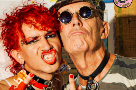 Mariposa Trash, alias Mari, y Ricardo Ache, alias Rick, cantantes de Fama y Guita.