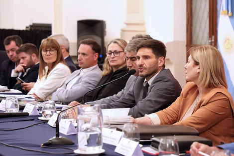 Pullaro reunió ayer a su gabinete antes del encuentro con Milei. (Fuente: Prensa Gobernación Santa Fe)