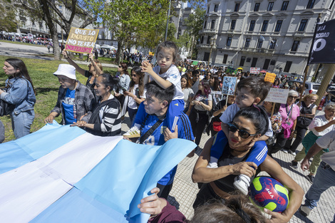 Organizaciones del sector volvieron a movilizarse la semana pasada frente a Casa Rosada.
