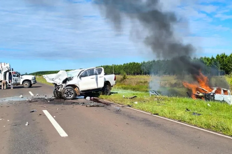 Corrientes: cuatro muertos por un choque frontal