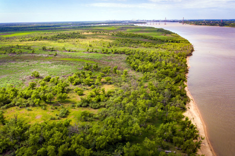 La Isla de los Mástiles pertenece a la provincia de Santa Fe.  (Fuente: Gentileza)