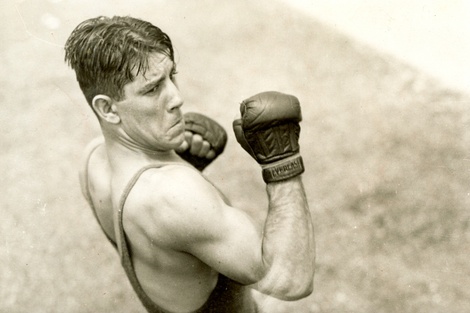 Justo Suárez en una foto del archivo de la revista El Gráfico (Fuente: Archivo)