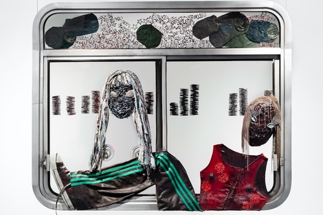 Una obra de la muestra de Vukusich (Foto: Nacho Iasparra) (Fuente: Archivo)