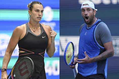 Sabalenka y Kyrgios, protagonistas del duelo del sexo