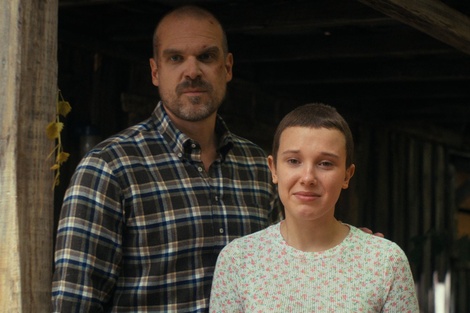 ¿La controversia se apaga?: Millie Bobby Brown y David Harbour se reúnen en el estreno de "Stranger Things" 