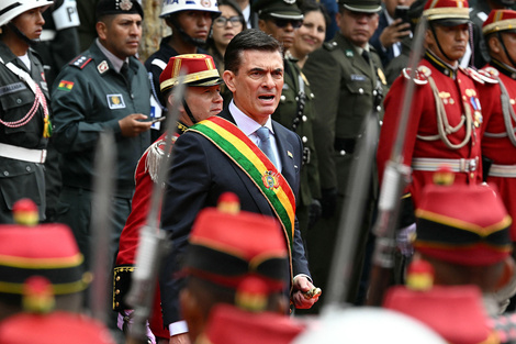 "Nos dejan una economía quebrada, con las reservas internacionales más bajas en 30 años", sostuvo Paz (Fuente: AFP)