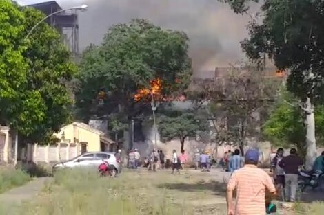 Jujuy: Se incendia el ingenio La Esperanza