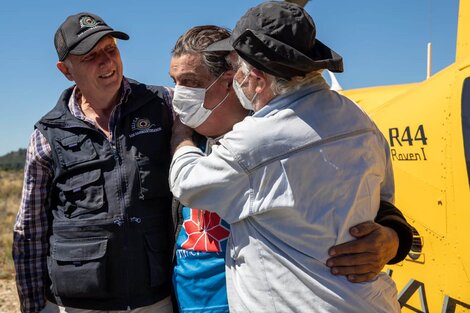 Jorge Rachid, tras el rescate en Lago Escondido: "La Patagonia está en peligro"