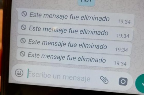 WhatsApp: el novedoso truco para leer los mensajes eliminados