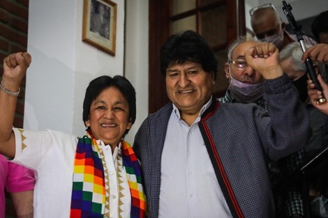 Milagro Sala: "el pueblo movilizado espera a Evo, La Quiaca está lleno porque él les dio lugar"