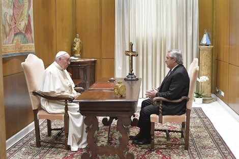 Alberto Fernández, tras la reunión con el Papa Francisco: "Tiene gran predisposición para ayudarnos"