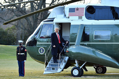 Donald Trump dejó la presidencia de Estados Unidos y prometió: "Vamos a volver de alguna manera"