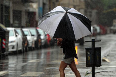 Se mantiene un alerta meteorológico amarillo por lluvias en la Ciudad de Buenos Aires y varias localidades bonaerenses