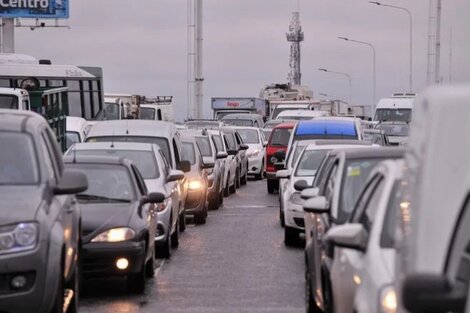 Demoras en los accesos a la ciudad