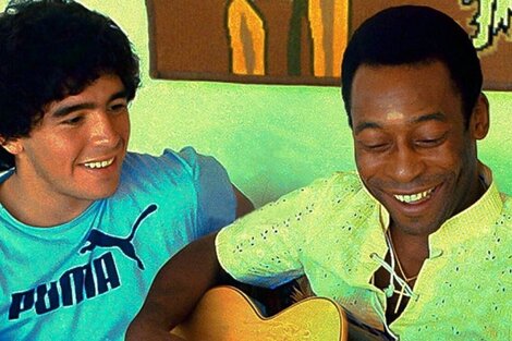 Pelé recordó a Maradona: "Dios te dio el genio, el mundo te dio su amor"