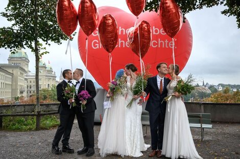 Suiza aprobó el matrimonio igualitario