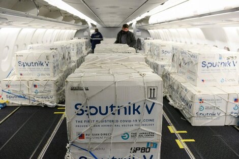 Llegaron más de 470 mil dosis de vacunas Sputnik V