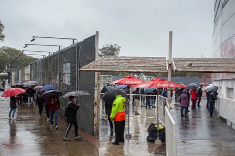 Eliminatorias: bajo la lluvia, los hinchas retiraron las entradas para Argentina-Bolivia