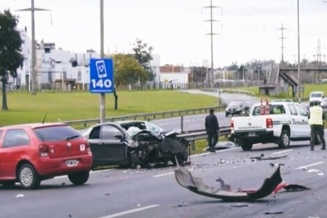 Choque múltiple en Panamericana: hay dos muertos y al menos tres heridos