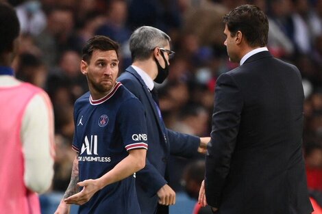 Con Messi reemplazado a 15 minutos antes de terminar el partido y un gol de Icardi, el PSG le ganó al Lyon