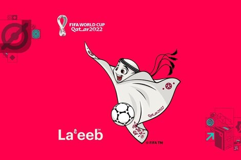 Presentaron a La'eeb, la mascota del Mundial de Qatar 2022: se adjudicó un gol de Maradona