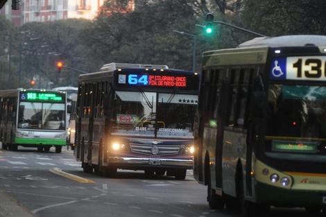 congelan las tarifas de colectivos en todo el país