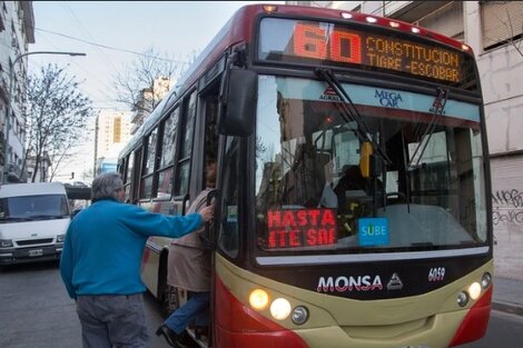 Transporte público: "se redujo muchísimo la cantidad de pasajeros"