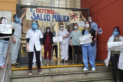 Los trabajadores de la salud realizan una nueva jornada nacional de lucha