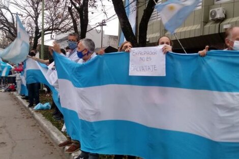 Se realizó una protesta en Santa Fe contra la intervención de Vicentin