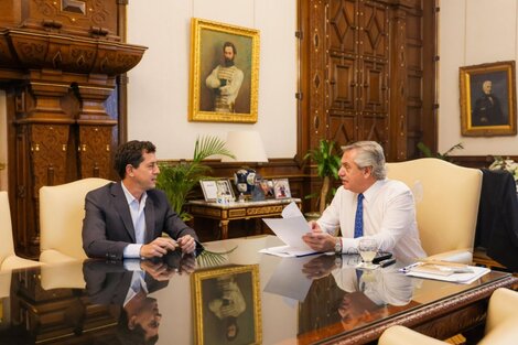 Alberto Fernández se reunió con Eduardo "Wado" de Pedro tras su viaje a España