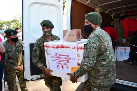 Coronavirus: el apoyo de las Fuerzas Armadas en la campaña de vacunación