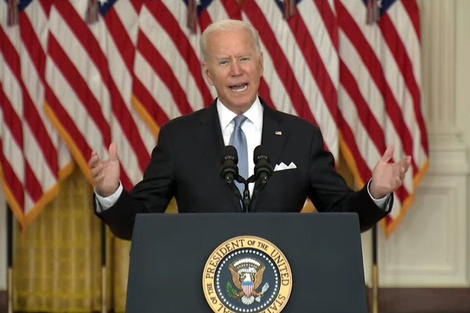 Joe Biden: "Fuimos a Afganistán a atrapar terroristas, nuestra misión nunca fue construir una nación"