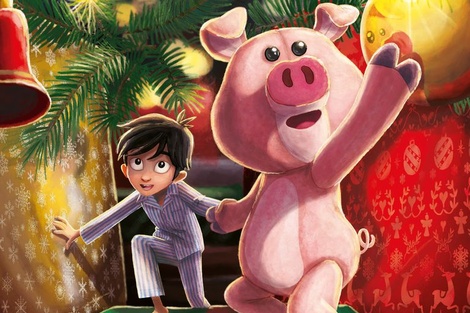 J. K. Rowling filtró la tapa de su nueva novela, "El cerdito de Navidad"