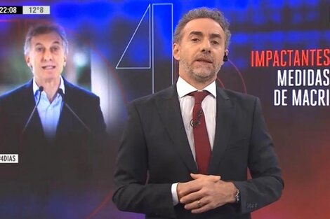 Majul "hundió" un poco más a Mauricio Macri