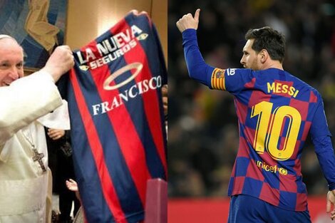 Lionel Messi le mandó al Papa Francisco un particular regalo futbolero