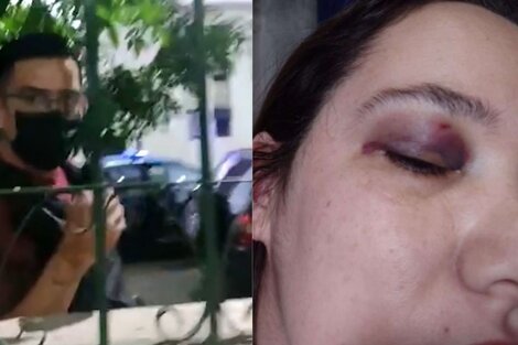 Escándalo: un policía de la Ciudad golpeó e insultó a una mujer tras una disputa vecinal