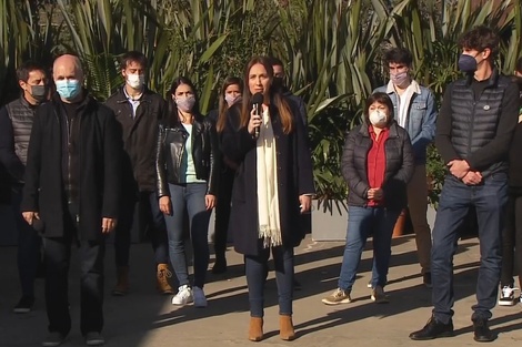 María Eugenia Vidal oficializó su precandidatura a diputada: "Acepto esta candidatura porque este es un momento muy difícil de la Argentina"