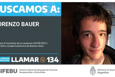 Apareció Lorenzo Bauer, el sobrino del ministro de Cultura