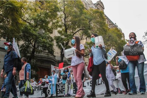 Trabajadores de la salud realizarán un acampe este jueves en la sede del Gobierno porteño