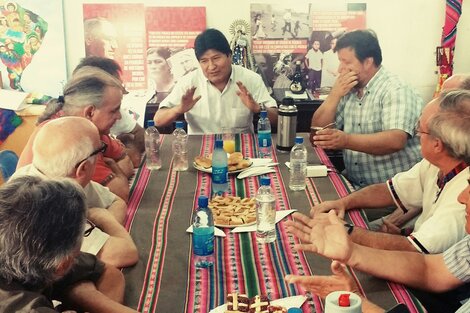 Evo Morales se reunió con Curas por la opción por los pobres