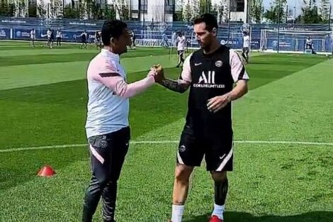 Lionel Messi entrenó por primera vez con el PSG y podría debutar el sábado