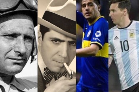 24 de junio: Homenaje a Gardel, Fangio, Messi, Riquelme y el potro Rodrigo