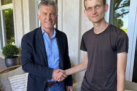 Mauricio Macri se reunió con el creador de la criptomoneda Ethereum