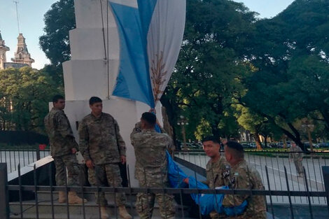 Agustin Rossi encabezó el acto por los 38 años del comienzo de la guerra de Malvinas