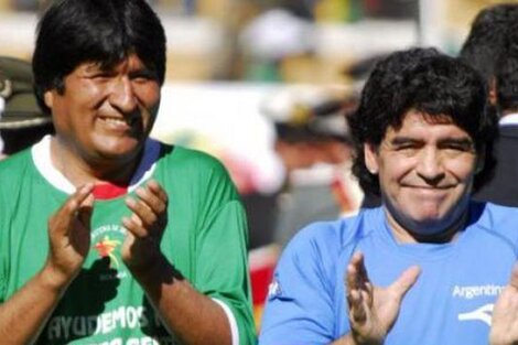 Evo Morales: "Maradona es héroe de la Patria Grande"