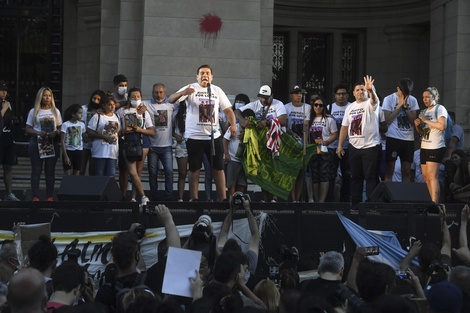 Una multitud reclamó Justicia por el crimen de Lucas González