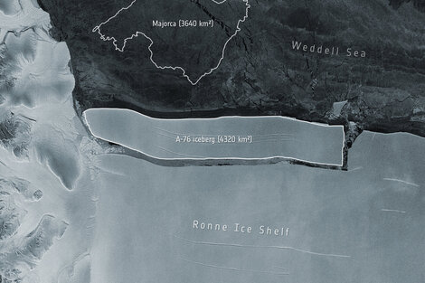 Se desprendió de la Antártida el iceberg más grande del mundo y quedó a la deriva