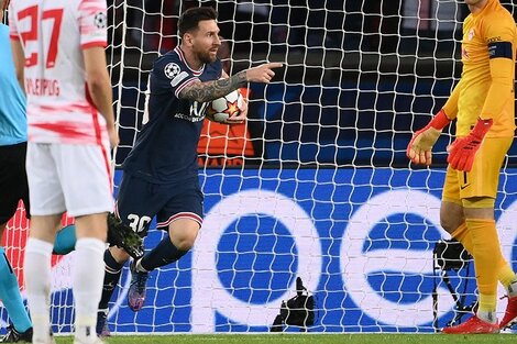 Champions League: con dos goles de Lionel Messi, París Saint Germain consiguió vencer al Leipzig alemán